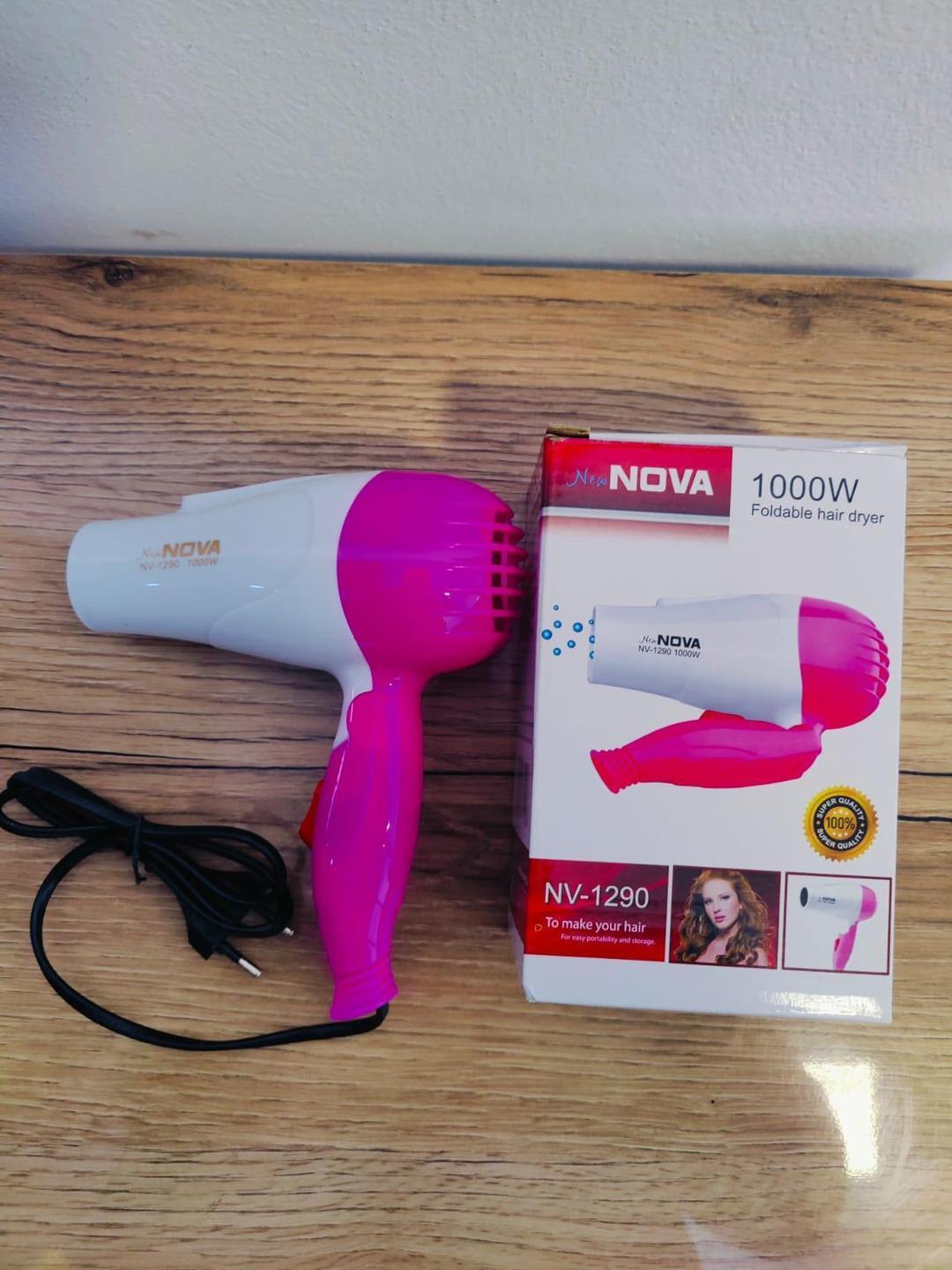 Lightweight Portable Hair Dryer - Fast Drying, 1000 Watts, 1 Pcs
