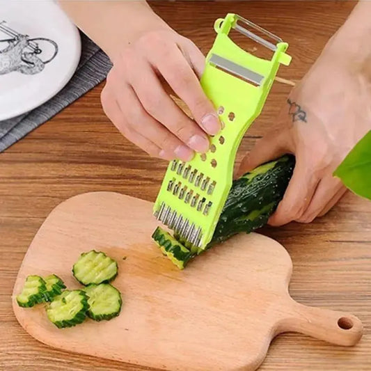 5 in 1 Multipurpose Vegetable Slicer- Cutter- Peeler- Grater, Buy 1 Get 1 Free