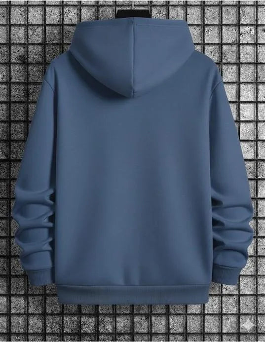 1 Pc Men's Polyester Fleece Printed Hoodie