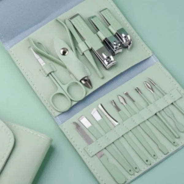 Professional Manicure Pedicure Kit 16 Pcs Set Premium Good Quality