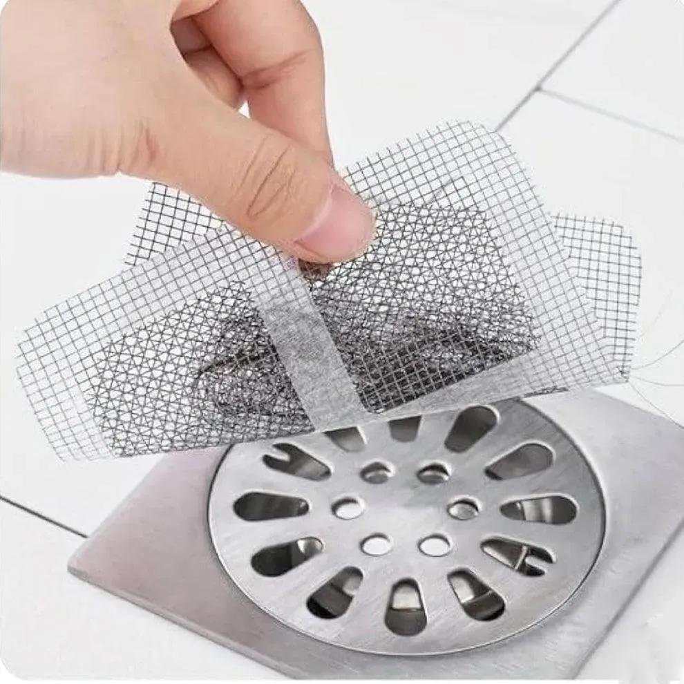Self-Adhesive Drain Net Stickers, 50 Pcs