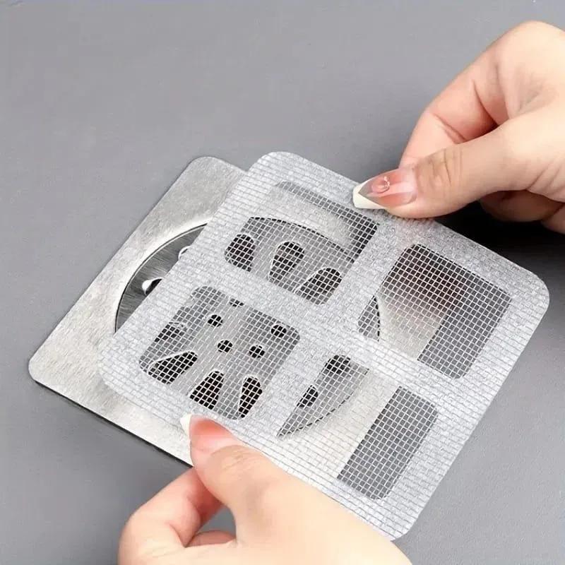 Self-Adhesive Drain Net Stickers, 50 Pcs