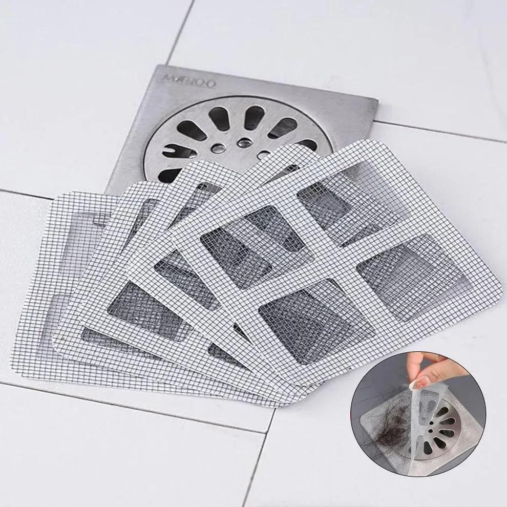 Self-Adhesive Drain Net Stickers, 10 Pcs