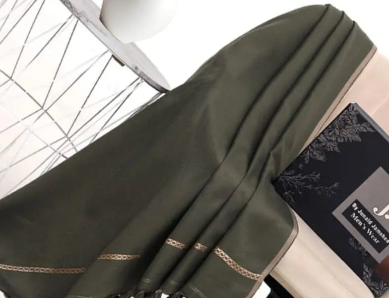 1 Pc Men's Pashmina Wool Plain Shawl