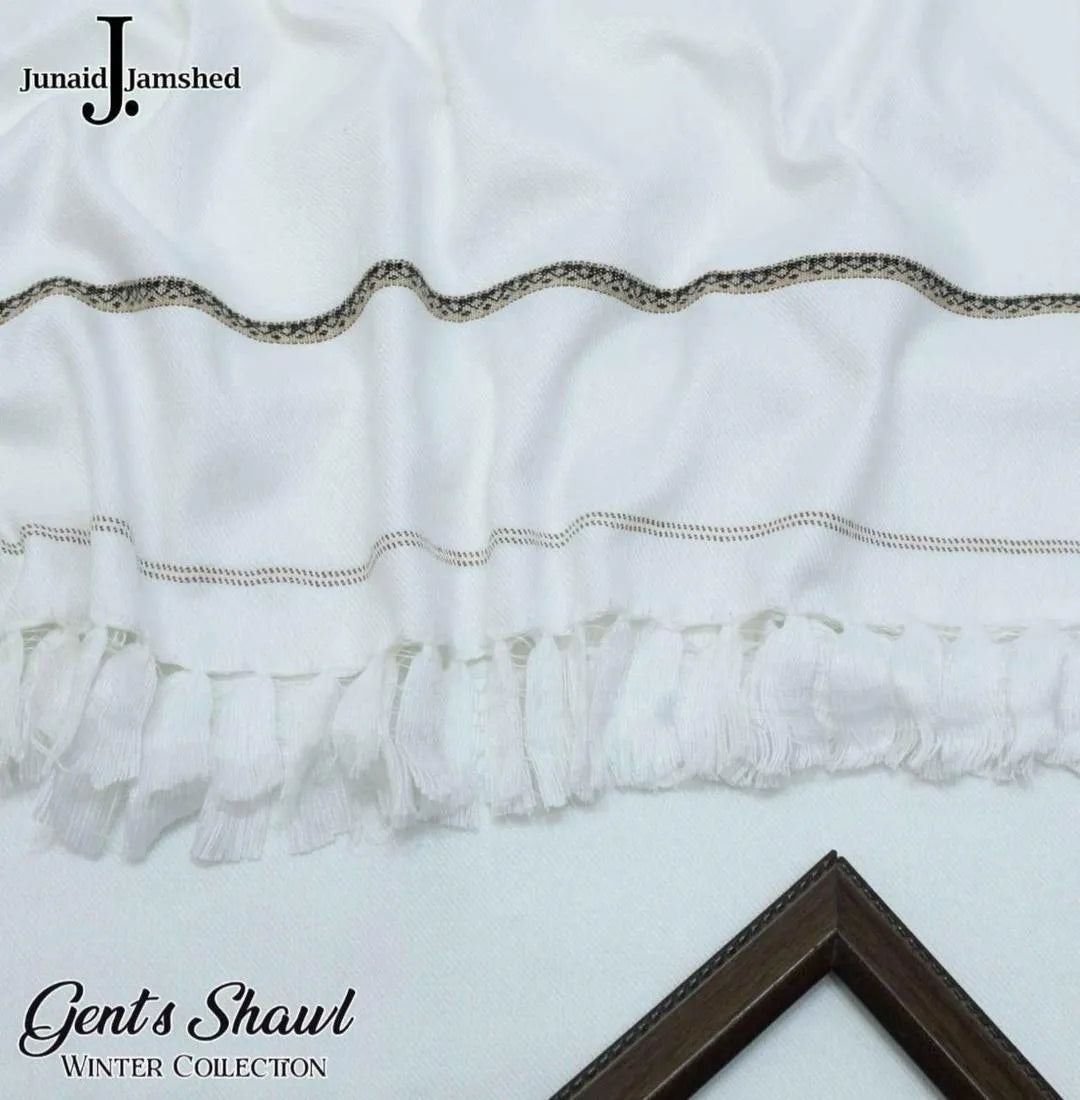 1 Pc Men's Pashmina Wool Plain Shawl